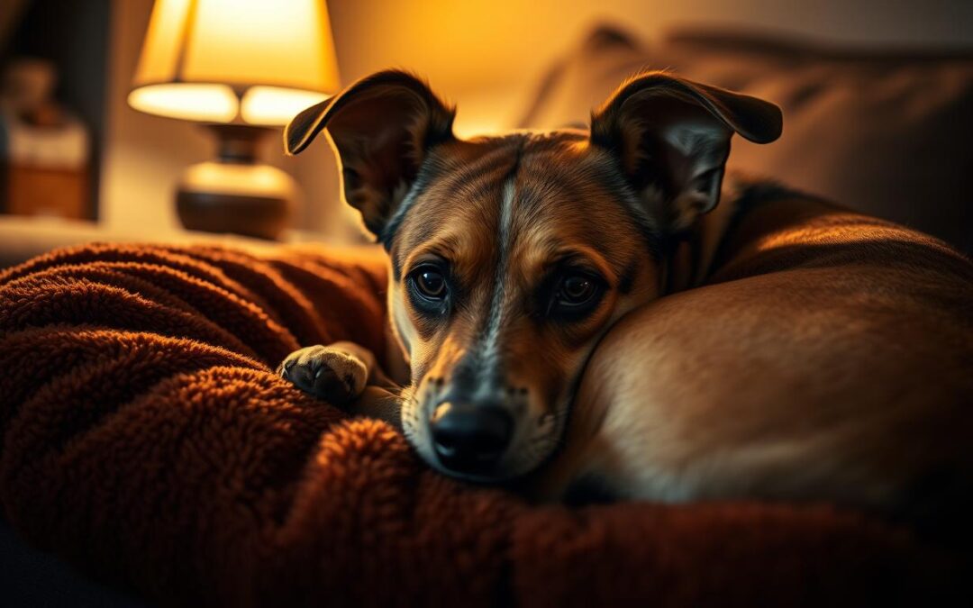 Jak zmniejszyć wieczorny niepokój psa jesienią?