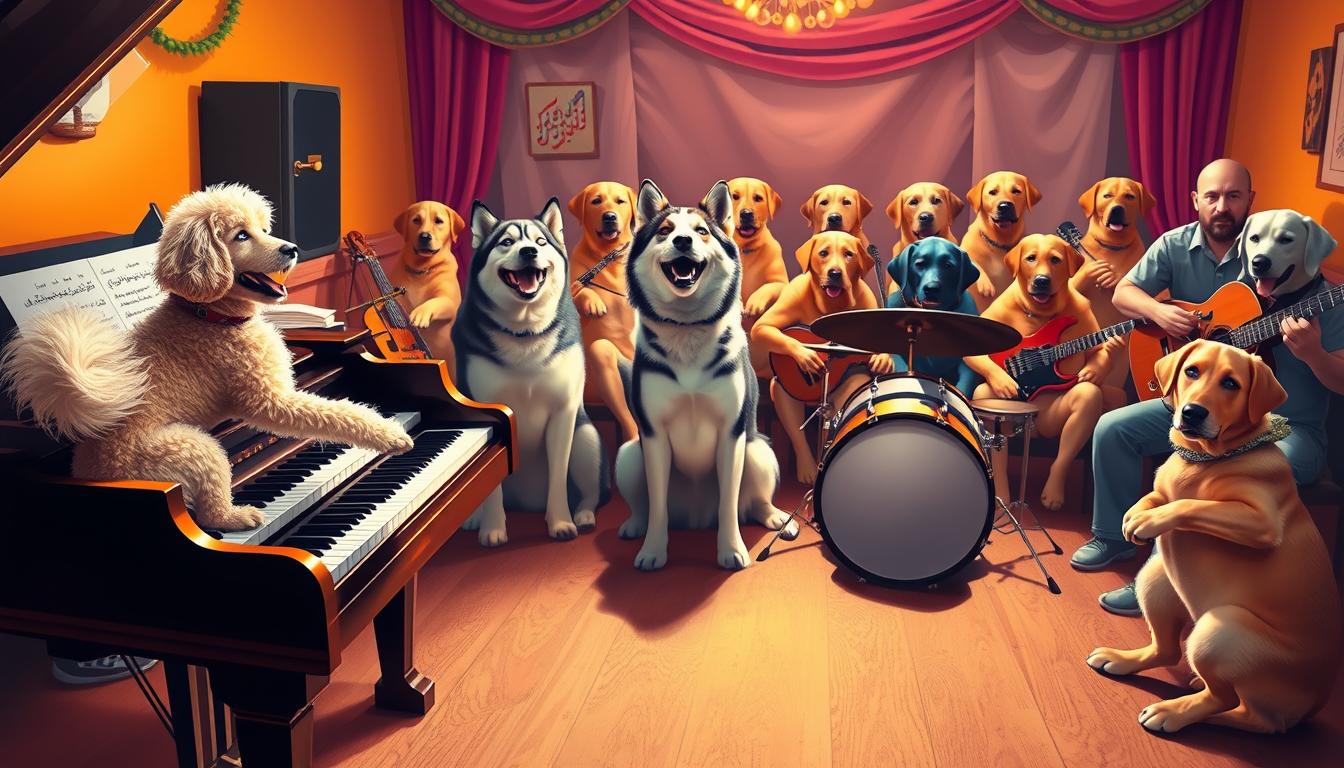 psy w projektach muzycznych