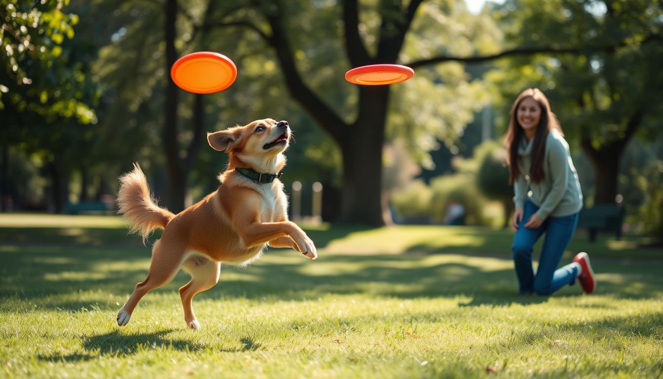 trening frisbee z psem