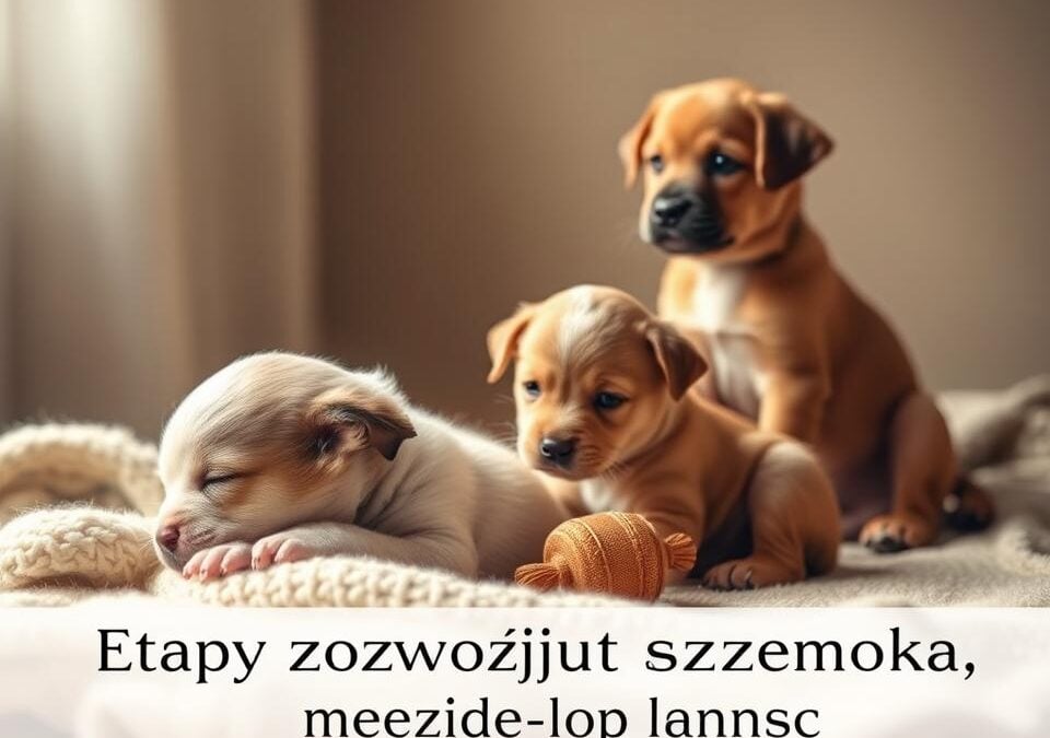 Etapy rozwoju szczeniaka – miesiąc po miesiącu