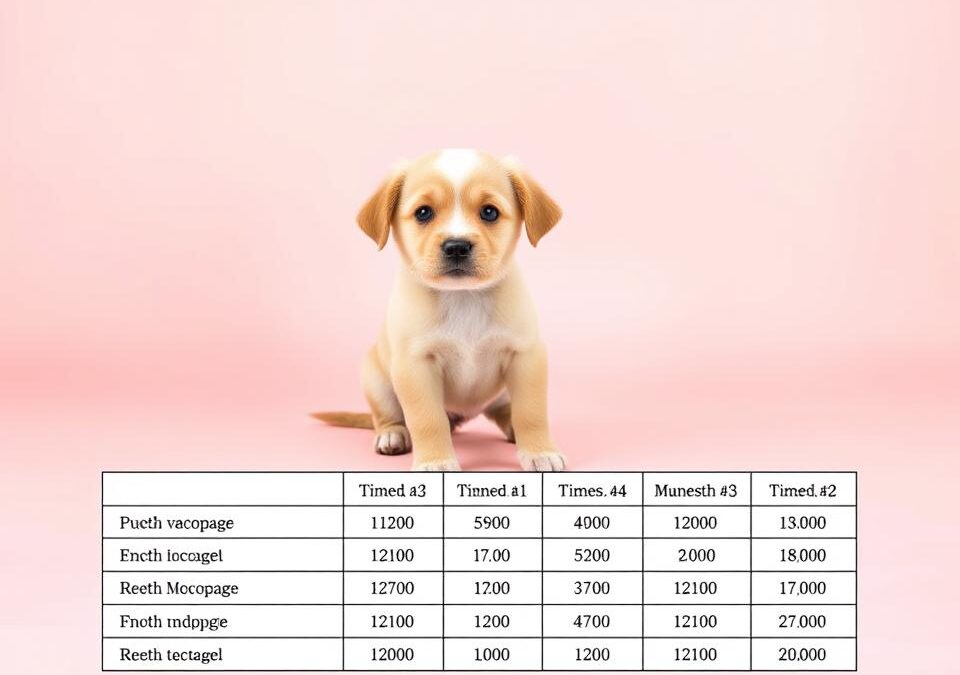 Jakie szczepienia powinien otrzymać szczeniak i kiedy?