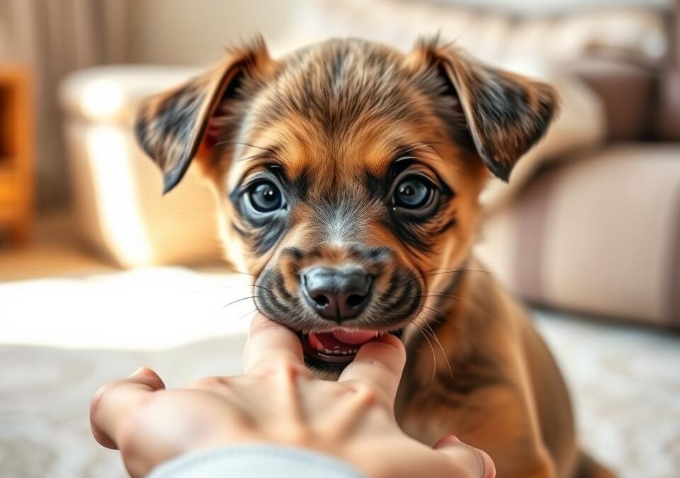 Dlaczego szczeniak gryzie podczas zabawy?