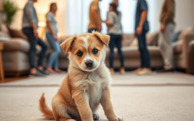 Dlaczego szczeniak boi się obcych?