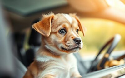 Jak przyzwyczaić szczeniaka do jazdy samochodem?