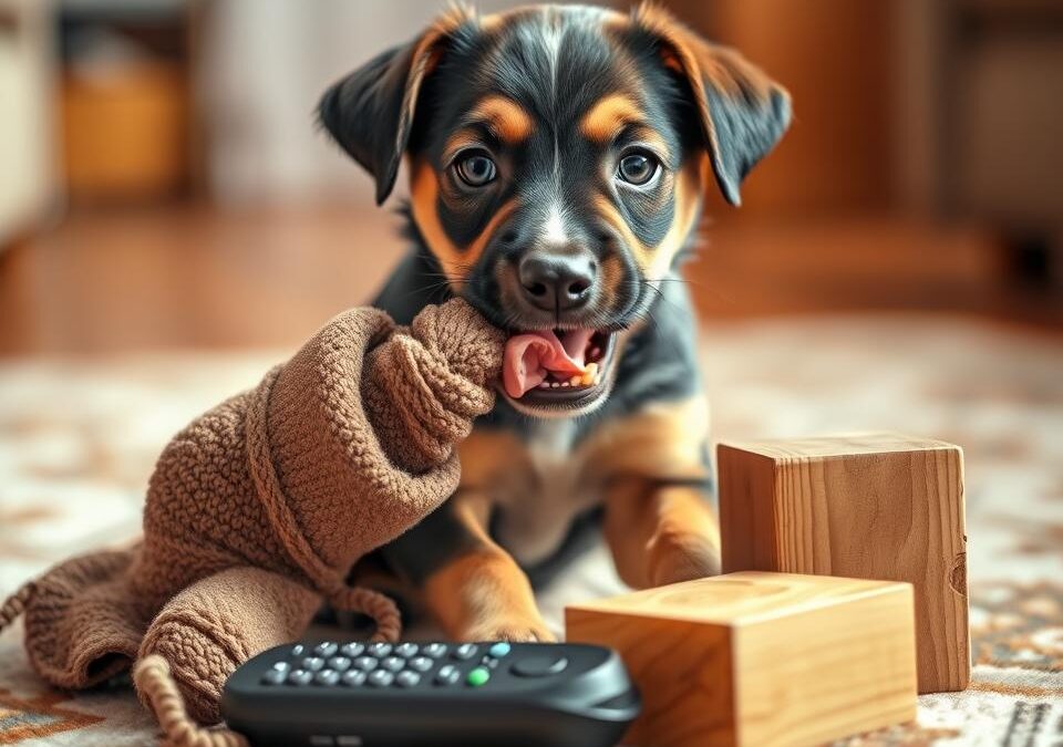 Dlaczego szczeniak gryzie wszystko?