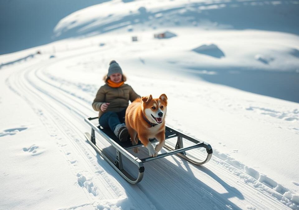 Bezpieczne saneczkowanie z psem – o tym pamiętaj zimą