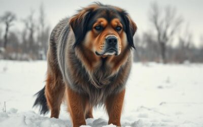 Biegunka po jedzeniu śniegu – co zrobić z psem?