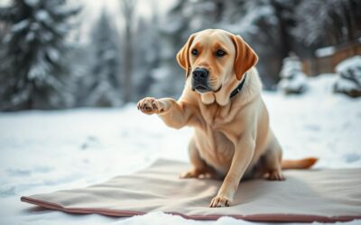 Łagodne formy ruchu dla psów zimą