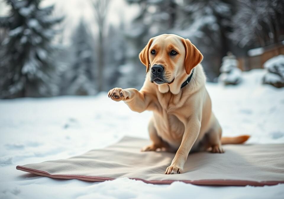 Łagodne formy ruchu dla psów zimą