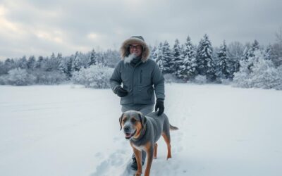 Spacery z psem w ujemnych temperaturach – ile wystarczy?