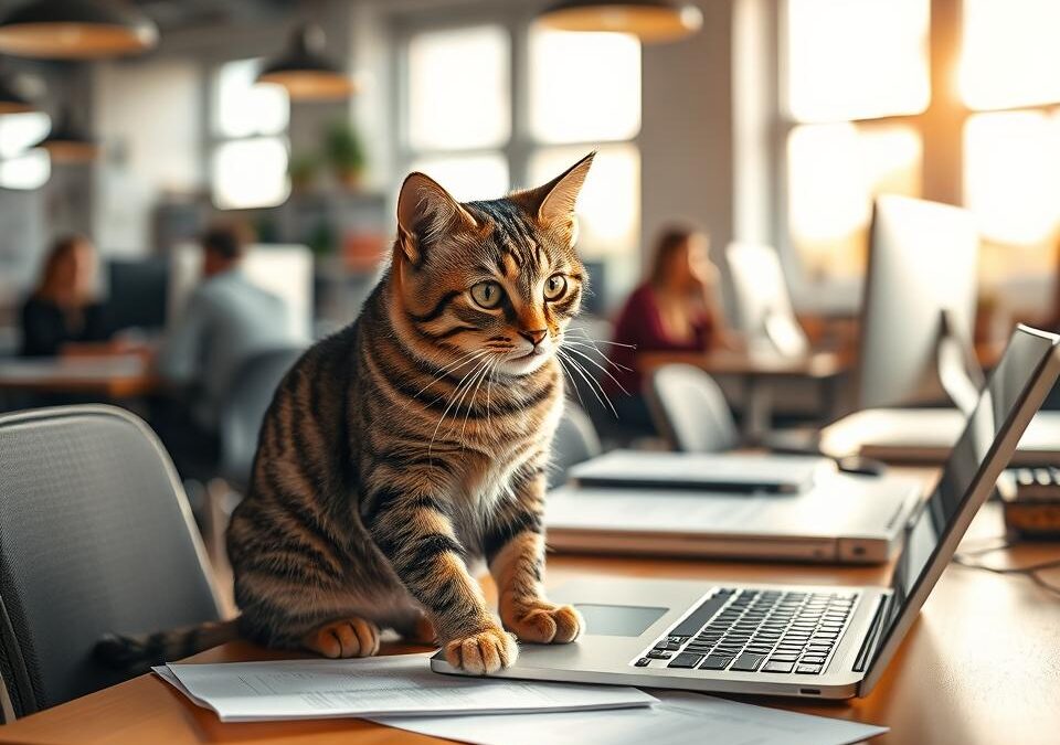 Kot w biurach coworkingowych – Wszystko, co musisz o tym wiedzieć!