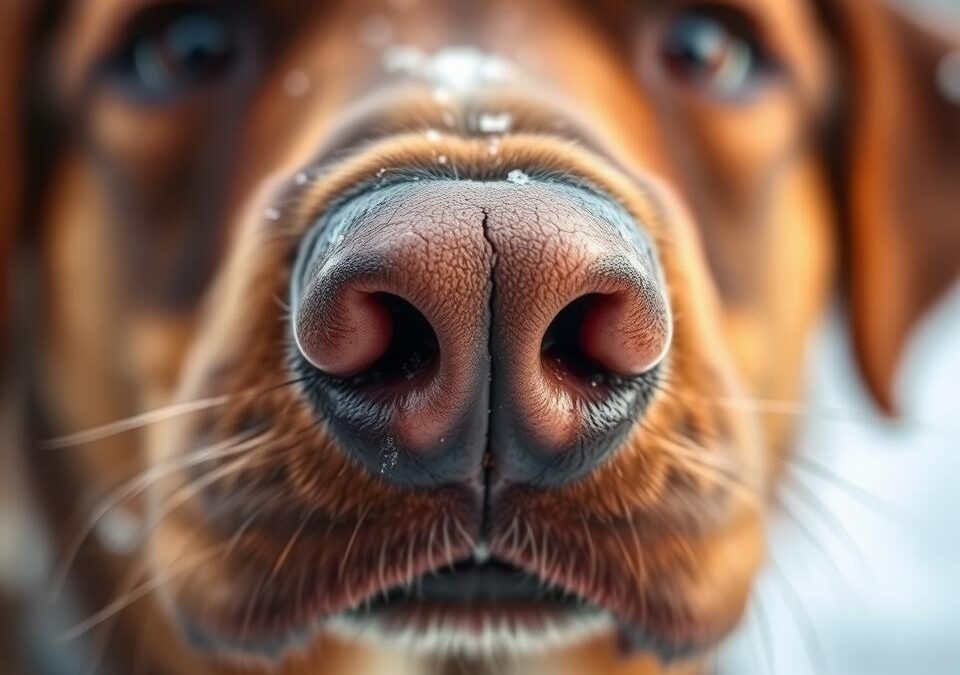 Suchy nos zimą? Oto najlepsze kremy dla psów