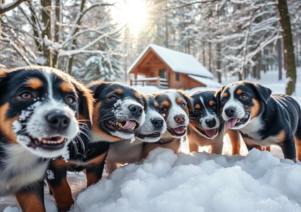 Jedzenie śniegu przez psy – niebezpieczny nawyk?