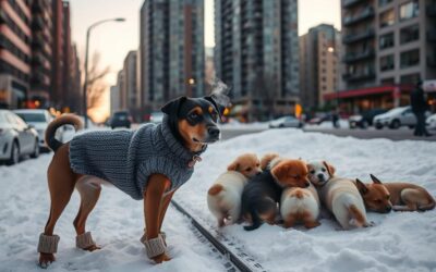 Zimowa ochrona dla miejskich psów