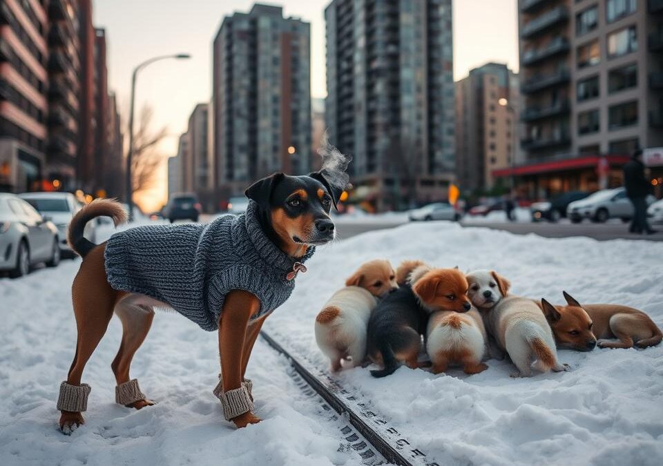 Zimowa ochrona dla miejskich psów