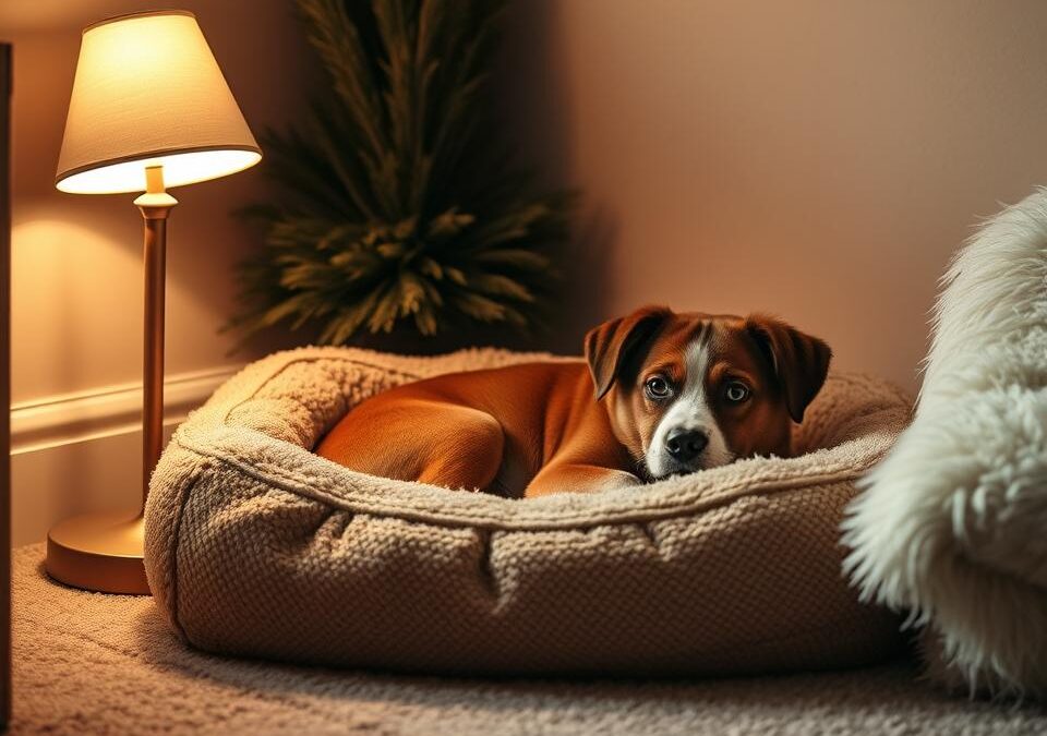Jak przygotować ciepłe miejsce do spania dla psa zimą?