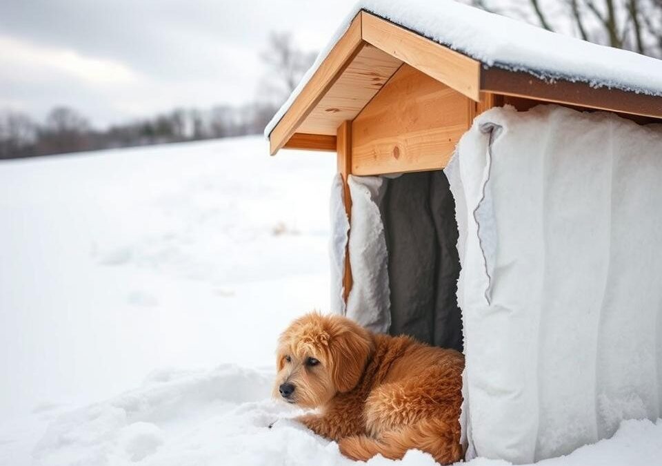 Zimowa izolacja budy dla psa krok po kroku
