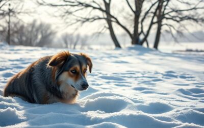 Dlaczego zimą pies mniej się rusza?