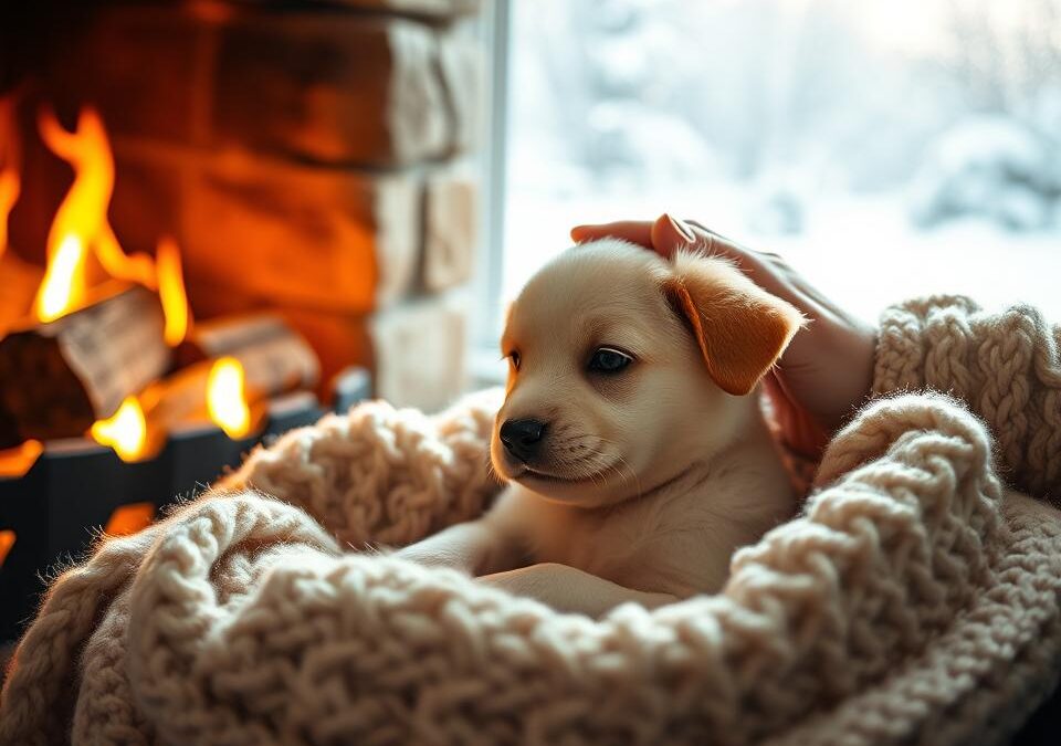 Opieka nad szczeniakiem w najzimniejszych miesiącach