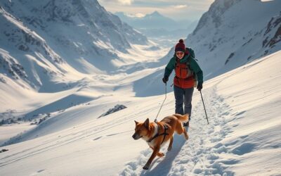 Zimowy spacer górski z psem – jak przygotować go fizycznie?