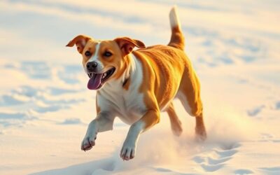 Magazyn Internetowy 23 Dlaczego psy uwielbiają biegać po śniegu zimą?