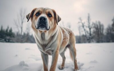 Reakcja psa na nagły mróz