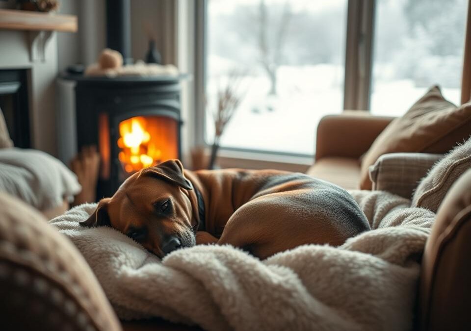 Regeneracja po spacerze – jak pomóc psu zimą?