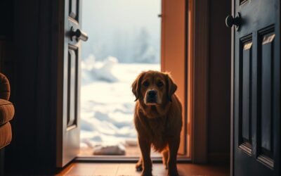 Co robić, gdy twój pies nie chce wychodzić na mróz?