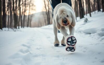 Magazyn Internetowy 17 Zimowy spacer po śniegu – jak chronić psie łapy?