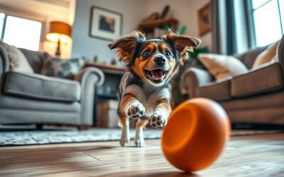 Spalanie energii przez psa w domu – zabawy i sztuczki