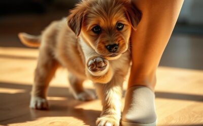 Dlaczego szczeniak gryzie twoją nogę?