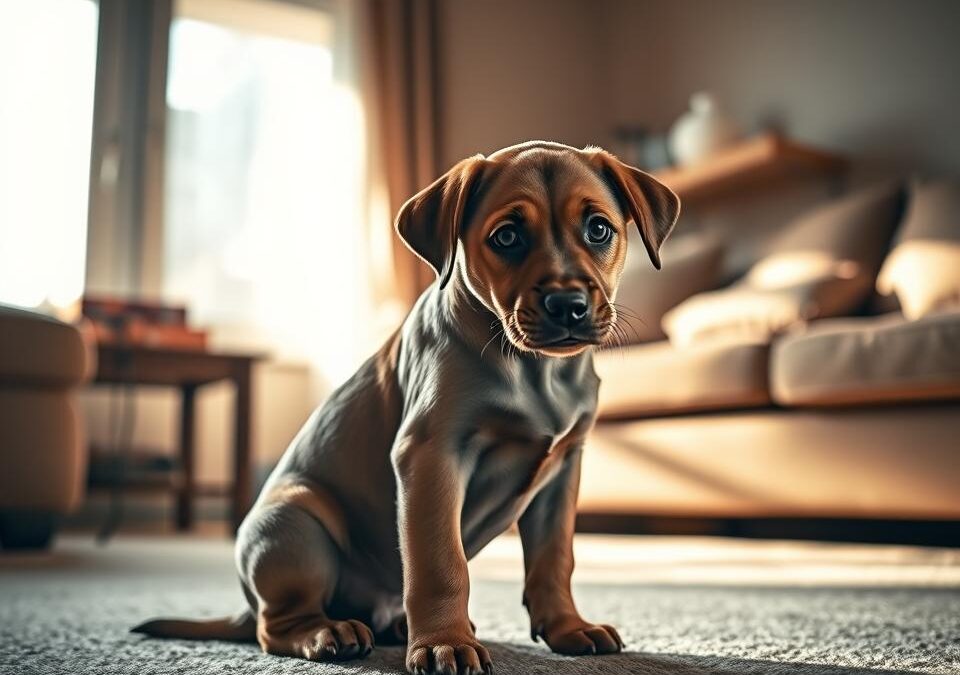 Dlaczego szczeniak piszczy, gdy zostaje sam?