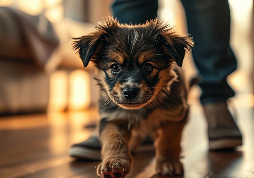 Dlaczego twój szczeniak ciągle cię śledzi?