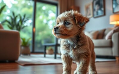 Zachowanie szczeniaka w nowym otoczeniu