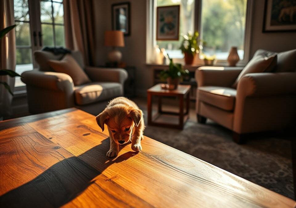 Szczeniak w mieszkaniu – jak chronić meble?