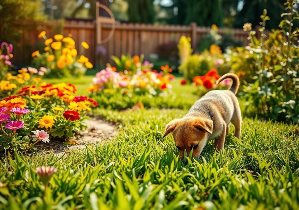 Szczeniak w ogrodzie – zagrożenia i porady