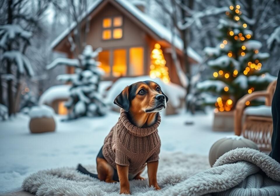 Terapia behawioralna dla psów na zimowy lęk