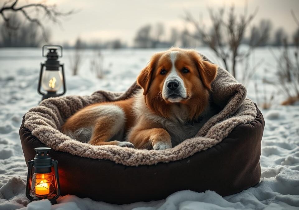 Jak utrzymać psa na dworze w cieple podczas mroźnych nocy?