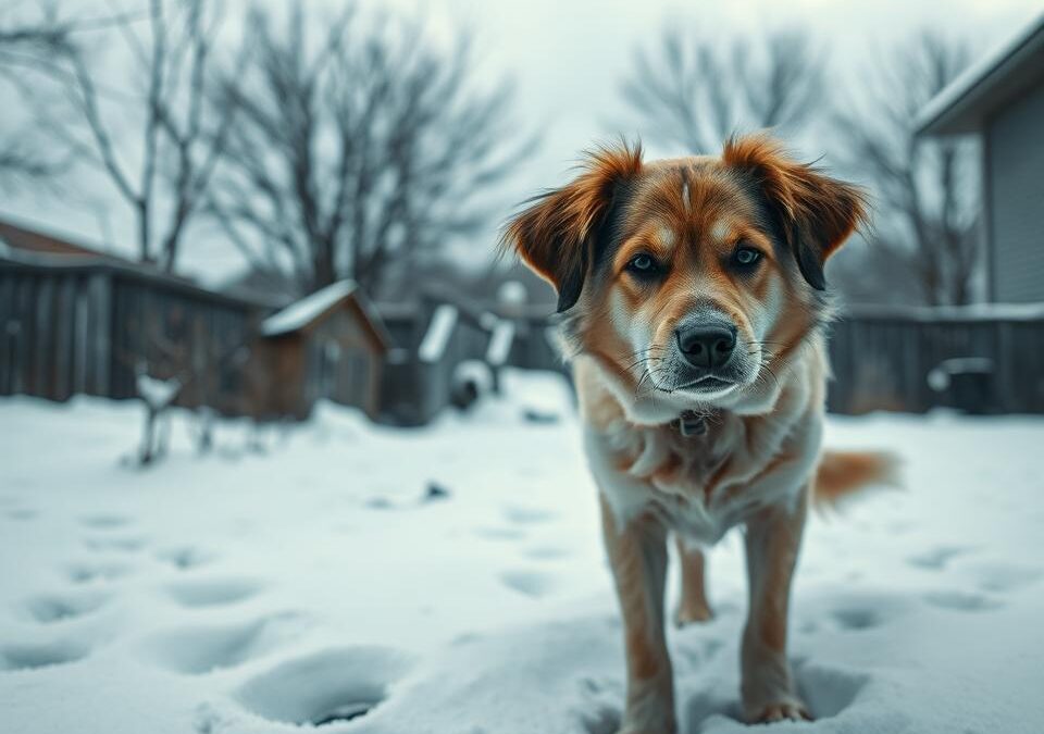 Nadchodzący front chłodny – jak wpływa na psa zimą?