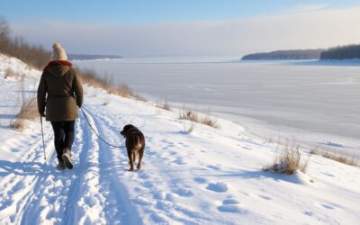 Magazyn Internetowy 22 Kiedy najlepiej spacerować z psem zimą?