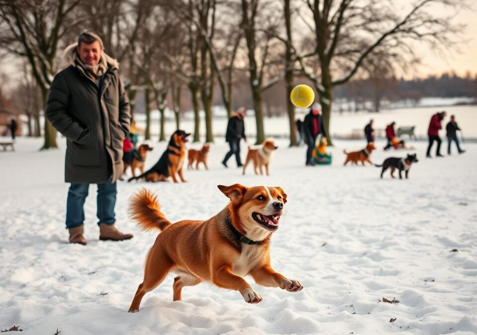 Zimowe zabawy dla psów – nie pozwól mu się nudzić