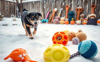 Jakie zabawki dla psów są idealne do domu zimą?