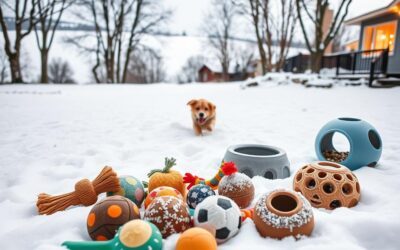 Zabawki antystresowe dla psów na zimowe miesiące