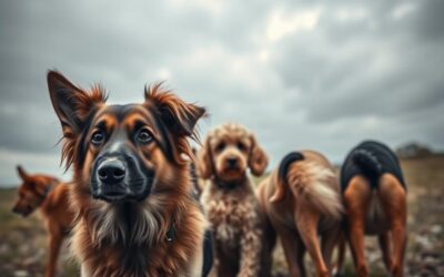 Niespokojne zachowanie psów podczas frontu chłodnego