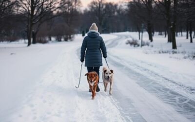 Śliskie drogi – jak unikać wypadków na spacerach z psem?