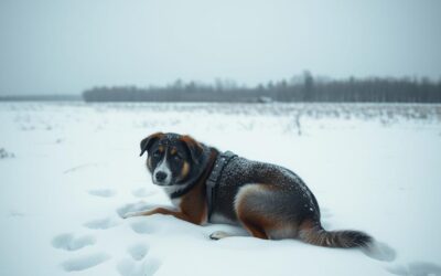 Zgubiony pies w śniegu – co robić?