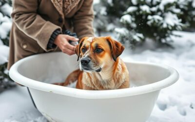 Kąpiel psów zimą – kiedy jest zalecana, a kiedy zakazana?