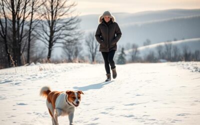 Zasady zimowych spacerów z psem