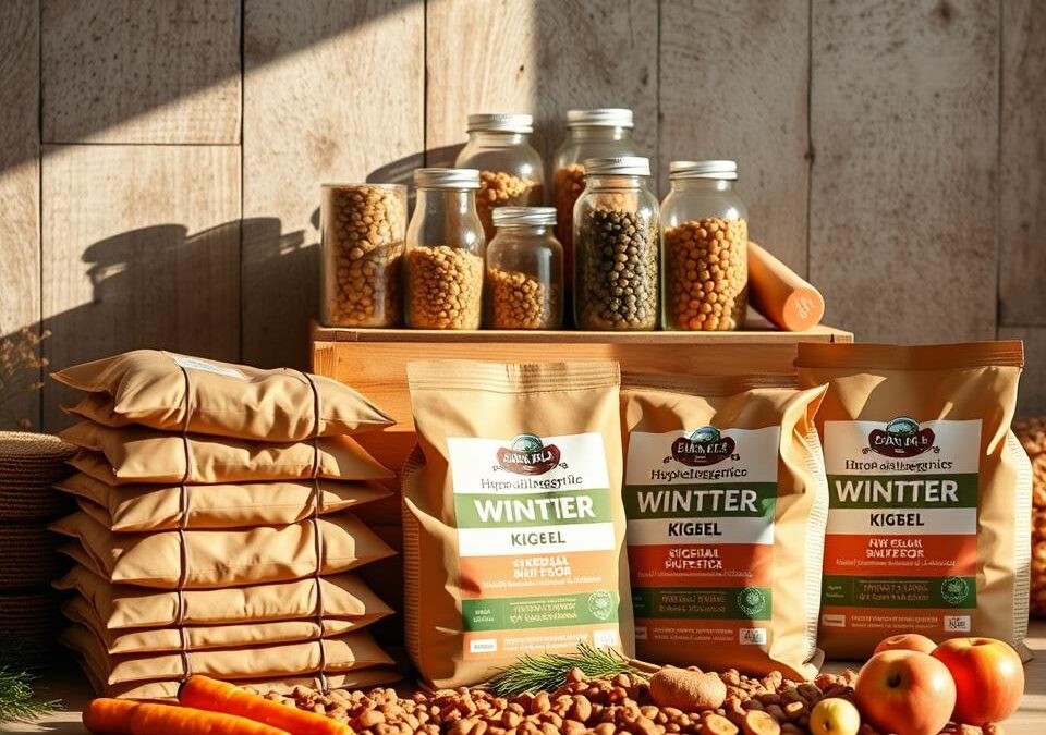 Hipoalergiczna dieta dla psów na zimowe miesiące