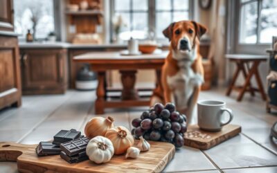 Czego nie podawać psu do jedzenia zimą?